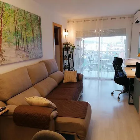 Playa 5 Min, Terraza, Ac, Wifi, Parking Appartamento Calella