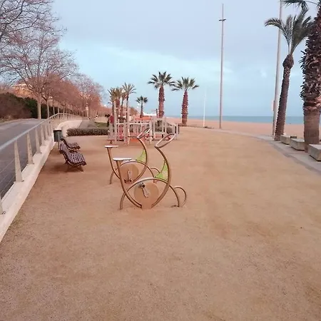 Playa 5 Min, Terraza, Ac, Wifi, Parking Apartament *